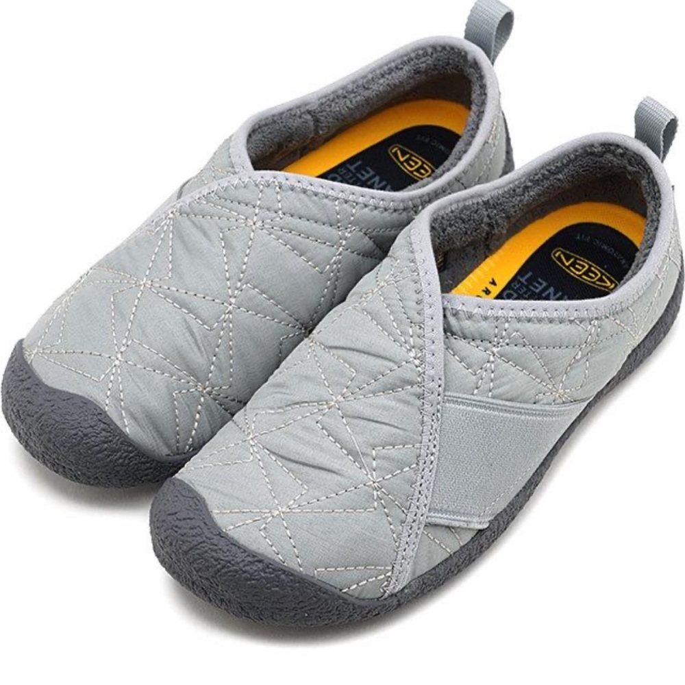 KEEN Women's Howser Wrap slippers in grey steel size 7